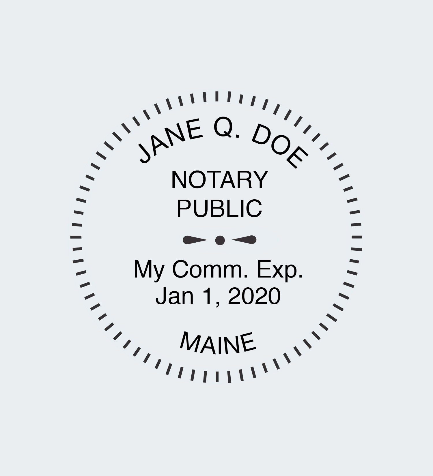 Maine Notary Seals NNA
